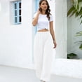 thumbnail image 3 of Mujer Pantalones holgados Joggers Pantalones deportivos Pantalones M blanco grueso Zulema Pantalones holgados de mujer, 3 of 8