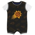 thumbnail image 2 of Infant Outerstuff Black Phoenix Suns Logo Mania Romper, 2 of 3