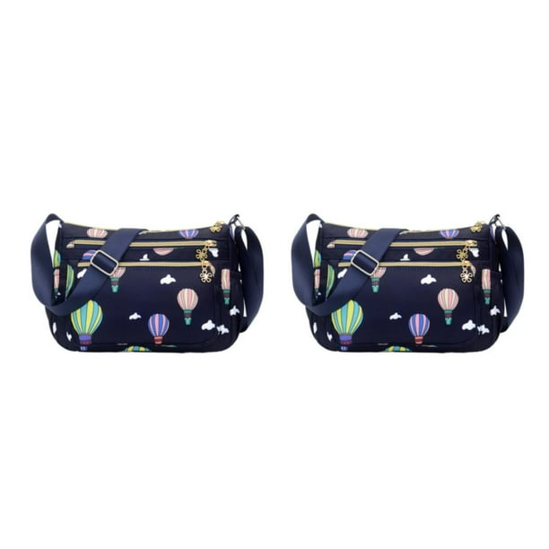 Qarigey Bolso de hombro de nailon para banquetes, viajes, estilo informal, cierre de cremallera, bolsos cruzados, bolsa de hombro ajustable, Type3 NO3
