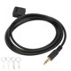 thumbnail image 3 of Adaptador de cable cable adaptador de entrada auxiliar Cable auxiliar estéreo para automóvil Electrónica automotriz para FIESTA para 6000 CD ANGGREK Otros, 3 of 8