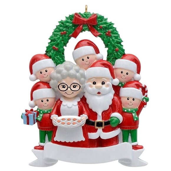 Personalized Family Christmas Tree Ornament Pendant Party Decor Family Diy Name