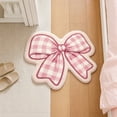 thumbnail image 6 of Pink Bow Rug,Cute Coquette Room Decor Area Rug, Ultra-Soft Fluffy Kawaii Bath Mat, Non-Slip Washable Floor Mat for Girls Bedroom, Nursery and Preppy Bathroom, 6 of 7