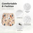 thumbnail image 4 of Rateoe Tropical Beach Sea Shell Printed 2 in 1 Women's Workout Shorts for Athletic Gym Running Shorts with Phone Pockets-Large, 4 of 7