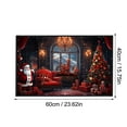 Clearance！ Jiusan Christmas Rugs Christmas Outdoor Rug Cartoon