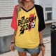 thumbnail image 1 of Women's Football Graphic T-Shirt, Women's V Neck Short Sleeve Soccer Fan T Shirt with Names Print Casual for Soccer Tournament 2026 Black Size: M, 1 of 5