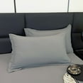 thumbnail image 5 of Solid Color Pillowcase Polyester Sleep Pillowcase Good For Sleeping Soft And Breathable Sleep Pillowcase 4 Colors 18.90x29.13 Inch, 5 of 5