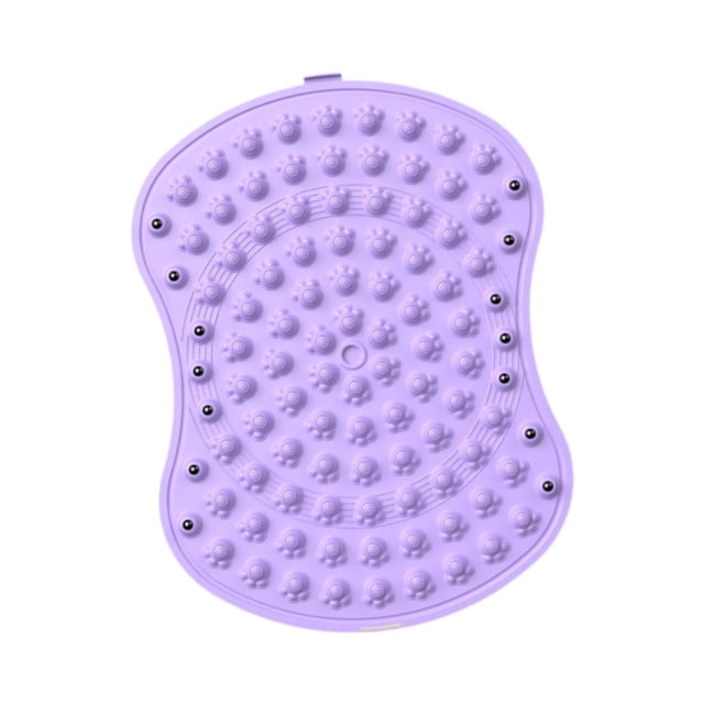 Estera de de pies, cómoda y compacta estera de acupresión para césped, oficina al aire libre violeta