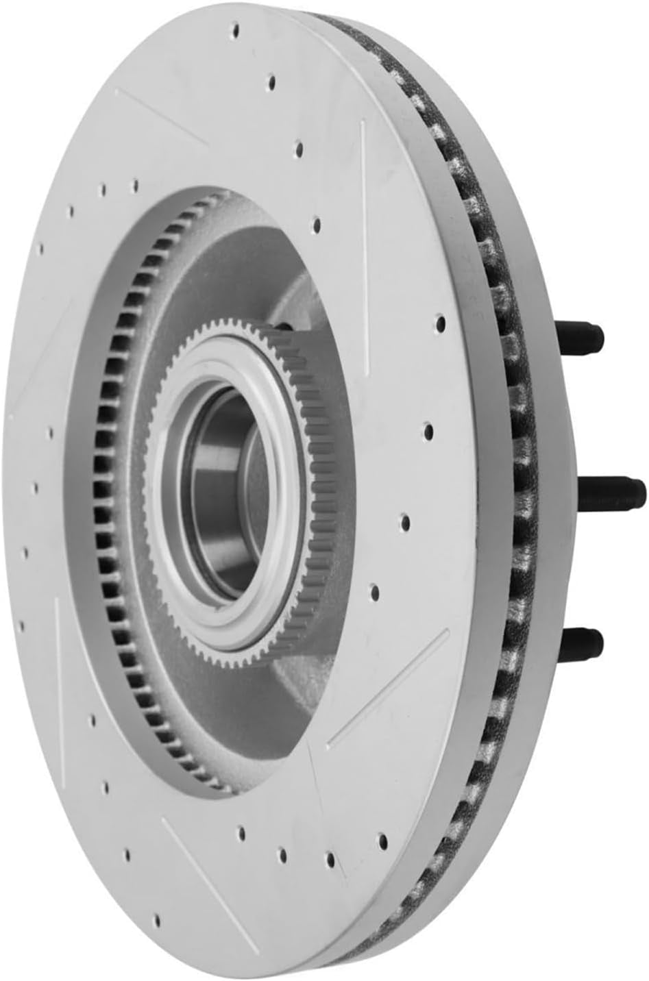 Detroit Axle - RWD Front Brake Rotors for Ford 12-26 F-250 13-26 F-350 Super Duty, 2014 2015 2016 2017 2018 2019 2020 2021 2022 2023 2024 2025 Drilled Slotted Disc Brake: 14.29" inch Rotors