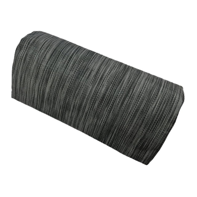 Almohada de cabeza reclinable con banda elástica extraíble soporte ergonómico para el cuello para la cabeza para silla de juego silla de playa silla Gris negro