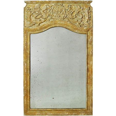 Wall Mirror Gold Distressed Black New Framed Hand Painted Wall Mirror Gold Distressed Black New