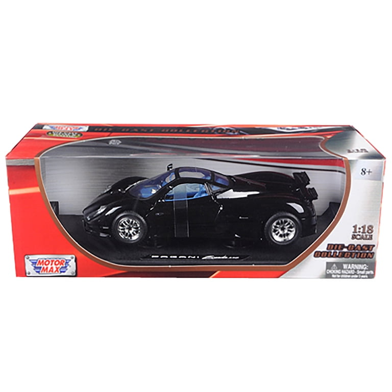 Pagani Zonda C12 Black 1/18 Diecast Model Car by Motormax  display picture 1