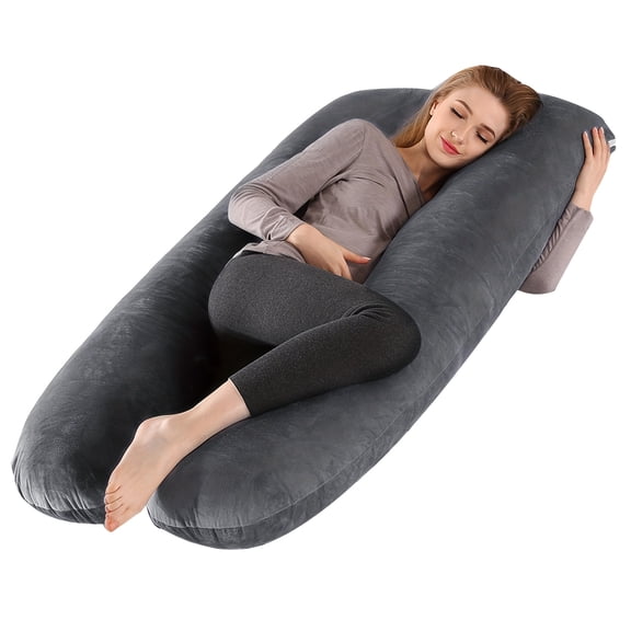 [Full Body Support] U-shaped Multifunctional Maternity Full Body Sleeper Pillow | Made For Side Sleepers | Provides Strong All-around Support For The Back, Hips, Legs And Abdomen