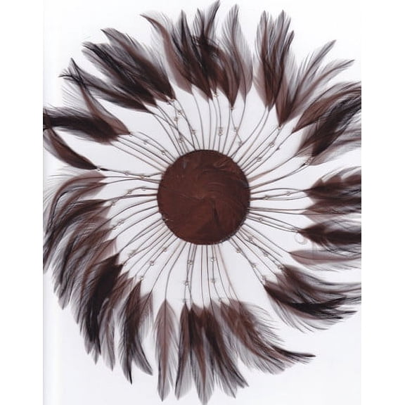 Zucker Feather Products Feather Hackle Plates 10" - Brown
