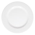thumbnail image 3 of 222 Fifth Solid Swiss Dots White 12-Piece Melamine Dinnerware Set, 3 of 5