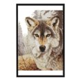 thumbnail image 1 of Cuadros Decorativos Wolf Spirit 14CT estampado punto de cruz bordado lienzo costura (D519) Likrtyny  embutido en tela, 1 of 9