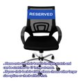 thumbnail image 2 of Aspire 12 Pcs Reserved Chair Bands 5 X 15 Inch, Reserved Chair Covers, Chair Signs for Church, 2 of 5