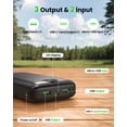 thumbnail image 3 of Portable Charger Power Bank 50000mAh 22.5W Fast Charging USB C Battery Bank External Battery Pack Digital Display Phone Charger with 3 Output & 2 Inp, 3 of 7