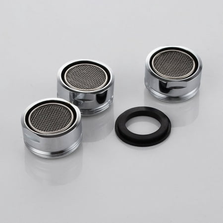 

30 Sets Stainless Steel Tap Aerator Anti-Splash Faucet Sprayer Kitchen Bathroom Tap Spout Filter 3pcs