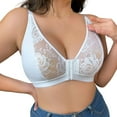 thumbnail image 3 of Brasieres de Mujer Sujetador de Encaje con Cierre Frontal para Mujer, Cómodo Sujetador sin Aros, Ropa Interior sin Costuras, Uso Diario, Soporte Suave E Informal. Extra Grande, 3 of 9