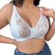 thumbnail image 3 of Brasieres de Mujer Sujetador de Encaje con Cierre Frontal para Mujer, Cómodo Sujetador sin Aros, Ropa Interior sin Costuras, Uso Diario, Soporte Suave E Informal. Extra Grande, 3 of 9