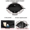 thumbnail image 3 of White Cow Head Pattern Travel Tote Bags for Women Carry On,Large Weekender Bags for Women Travel,Multi Functional Duffle Bag for Work,Shopping,Sports, 3 of 5