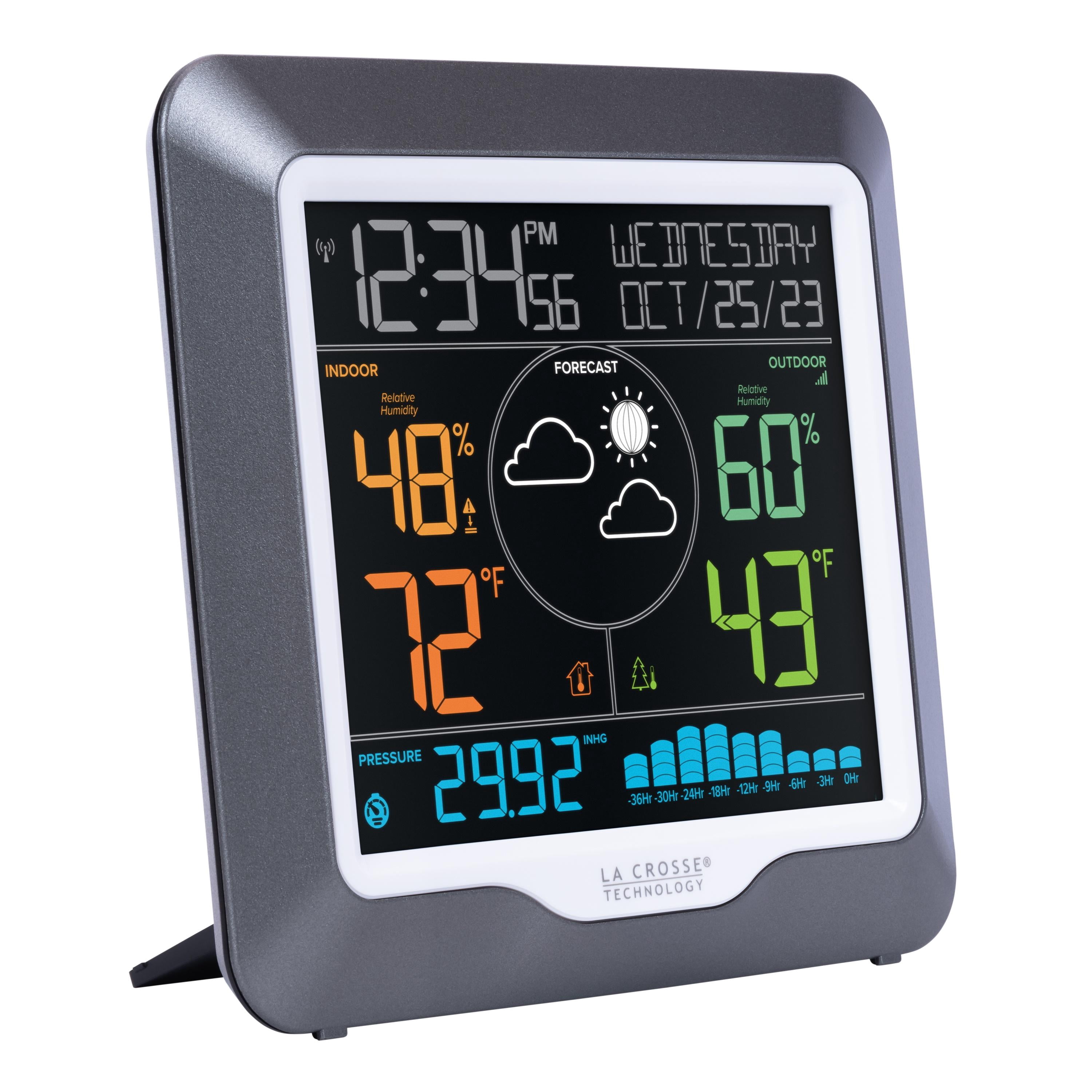 La Crosse Technology Digital Wireless Color Weather Station with Historical Pressure, M73170