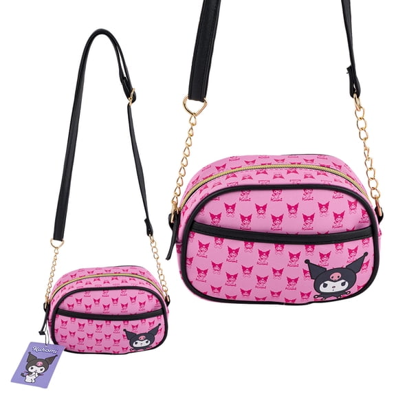 Kuromi Crossbody Camera Bag - 7.5" - Stylish and Versatile - Compact - Adjustable Strap, 1 COUNT