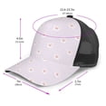 thumbnail image 2 of Lsque Kawaii Cat Paw Printed Trucker Hat - Baseball Cap for Men Women - Breathable Mesh Side, Adjustable Fit - for Casual Wear, 2 of 7