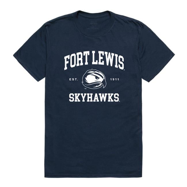 W Republic 526-437-NVY-05 Fort Lewis College Seal T-Shirt, Navy - 2XL