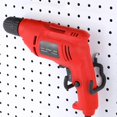 thumbnail image 4 of 10 Pieces Pegboard Hooks Pegboard Drill Holder Pegboard Double Power Tool Black Pegboard Flat Utility Hook Peg Board Organization Accessory for Workbe, 4 of 5