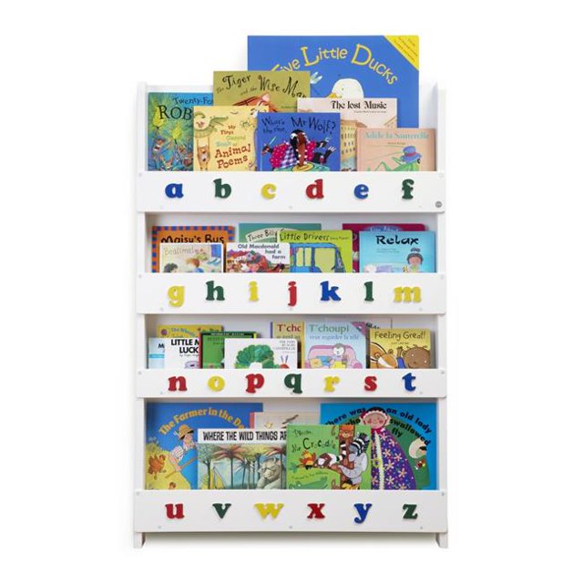 Paperflow USA BC-WLC les Livres Bien Rangés Bibliothèque pour Enfants&44; Blanc