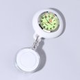 thumbnail image 3 of Badge Reel Pocket Watch Fashion Pocket Watch Clip-on Pocket Hanging Watch Creative Pocket Hanging Watch Test Watch for Students (White Luminous), 3 of 3