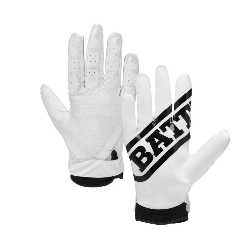 NEW Pink/Black Battle Ultra Stick Football Senior Receiver Gloves 