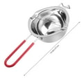 thumbnail image 2 of 1PC Stainless Steel Chocolate Melting Pot Kitchen Milk Bowl Butter Candy Warmer, 2 of 9
