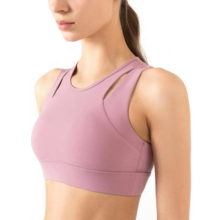 

Women s Sports Bra Gathered Without Steel Ring Yoga Running Vest Fitness Sexy Shockproof Push Up Top Underwear