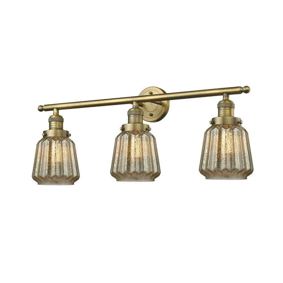 Innovations 3-LT LED Chatham 30" Bathroom Fixture - Brushed Brass - 205-BB-G146-LED