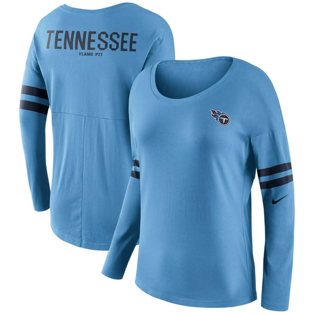 قطيفة Tennessee Titans Nike Women's Tailgate Long Sleeve T-Shirt - Light ... قطيفة