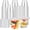 300Pack-Flat Lids, variant on 100 Pack 9 oz Clear Plastic Cups with Lids, Disposable Cups with Dome Lids No Hole, Ideal for Ice Cream, Cold Drinks, Fruit, Dessert, Yogurt Parfait