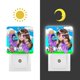 thumbnail image 3 of Aphmau Luz nocturna LED con sensor de anochecer a amanecer para dormitorio, baño, pasillo, escaleras - Lámpara LED nocturna de enchufe, 0.5W - 1 pieza, 3 of 6
