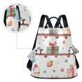 thumbnail image 5 of FORMRS Women's Travel Backpack Purse Anti-Theft Hidden Pockets Casual Shoulder Bag, Christmas Gift Train, 5 of 7