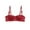 Wine, variant on Womens Lace Bras Mesh Balconette See Through Bralette Unlined Underwire Embroidery Push Up Full Coverage Everyday Bra,Wine,34 B