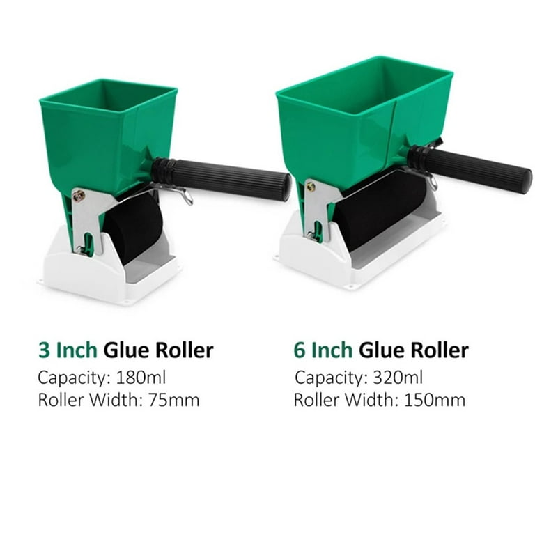 3/6 Liquid Glue Spreader Adjustable Applicator Coated Roller for  Woodworking