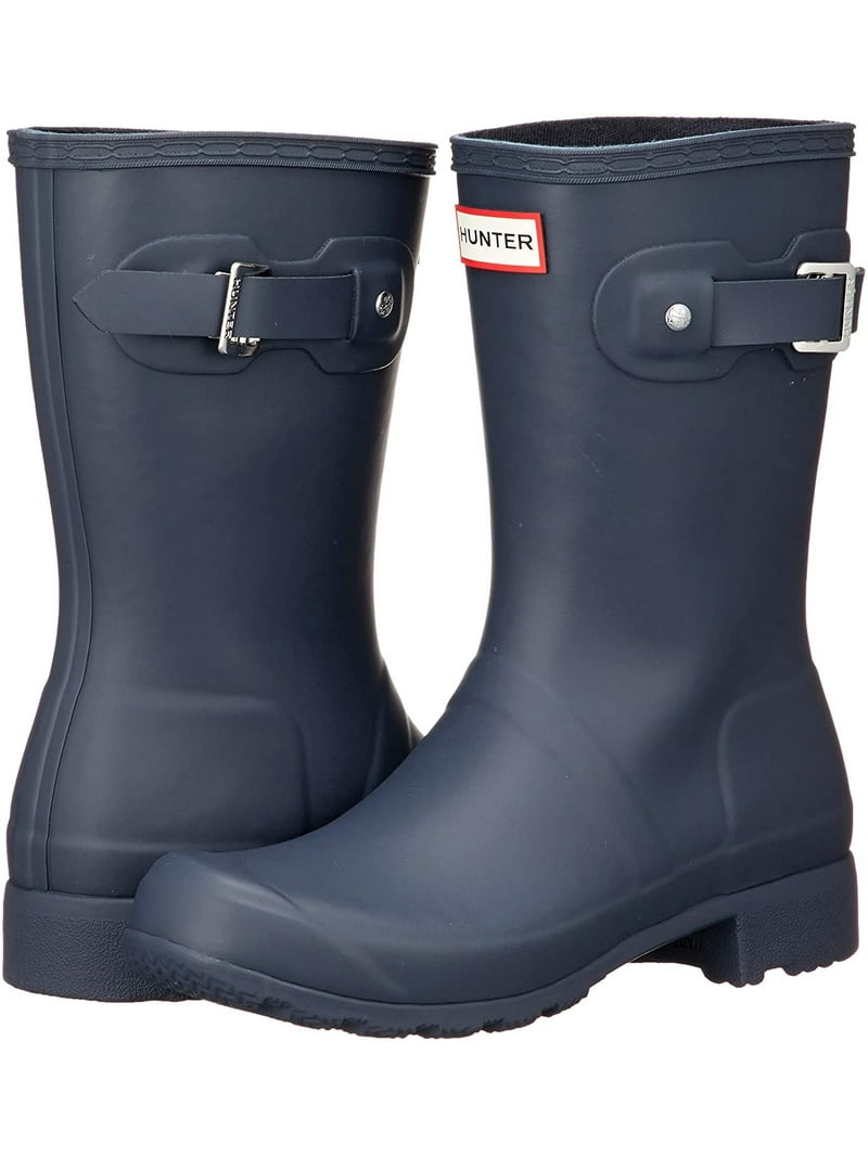 HUNTER　ORIGINAL TOUR SHORT　NAVY　UK5 HUNTER ORIGINAL TOUR SHORT Rain Boots Navy Matte - Walmart.com