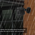thumbnail image 4 of Black ABS Weatherproof Housing with 360° Rotating Wall Mount Bracket for Wyze Cam V3 - Rain/Sun/Dust/Snow Protection, Power Port Access, Indoor/Outdoor Use, Easy Installation Kit Included, 4 of 6