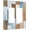 Brown White Grey Colorful Wood Grain, variant on Decorative Light Switch Cover Plate Brown Coral Starfish Seashell Ocean Beach 2 Gang Wall Plate Oversized Double Toggle Two Switch Wall Cover Plate Dual Device Face Plate