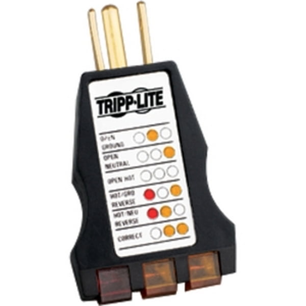 TRIPP LITE CT120 AC OUTLET LED CIRCUIT TESTER PLUG IN INSTANT 515R 3