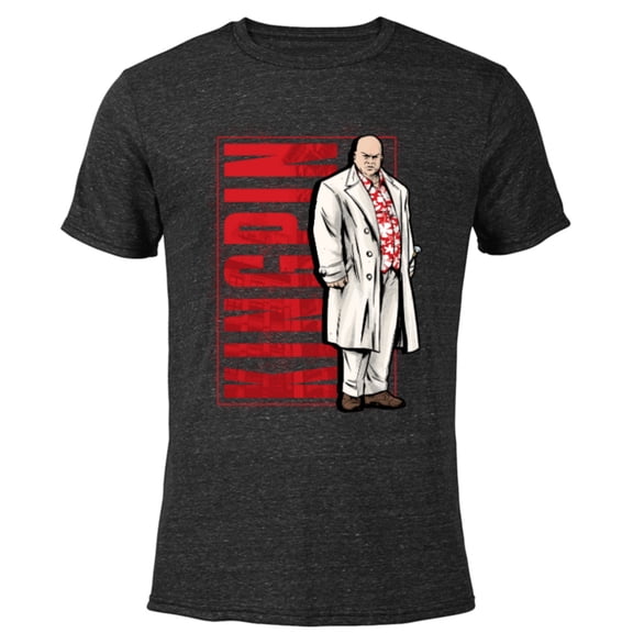 Marvel Hawkeye Kingpin Wilson Fisk - Short Sleeve Blended T-Shirt for Adults - Customized-Black