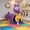 Purple+HDPE+Polypropylene, variant on HMYG Play Structure,Tunnel,Caterpillar Tunnel