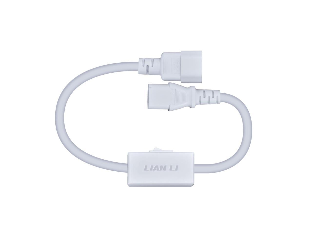 Lian Li SP Platinum 1000W SFX Form Factor Power Supply with 12V-2x6 Connectors - ATX 3.1 & PCIE 5.1 Compliant - Low-Noise - Fully Modular - 105°C Capacitors - 10 Year Warranty - White (SP1000P.W)