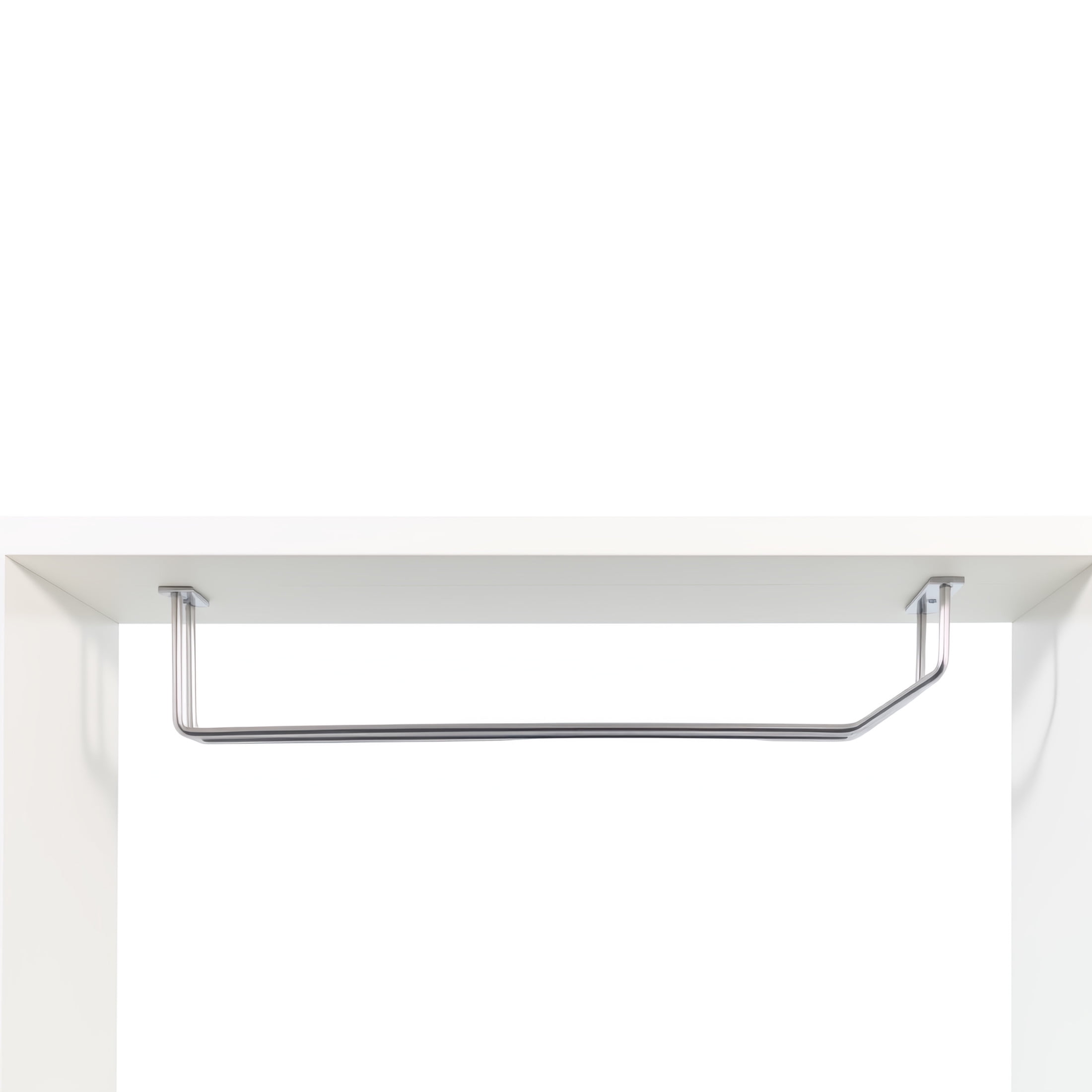 Noble House Eira 47.2" Wall-Mounted Wine Rack, Rustic Wood, 3 Tiers with Bottle Grid and Stemware Holder, White